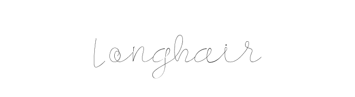 Longhair फ़ॉन्ट