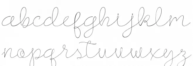 Longhair 字体 小写