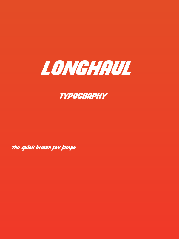 Longhaul Poster