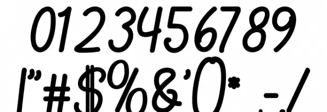 Longhoney Font OTHER CHARS