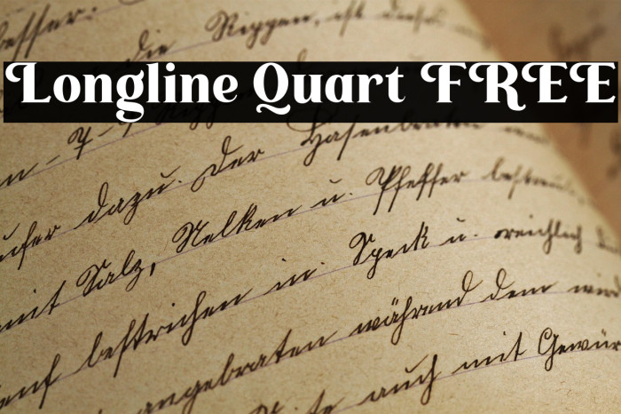 Longline Quart FREE Example 3