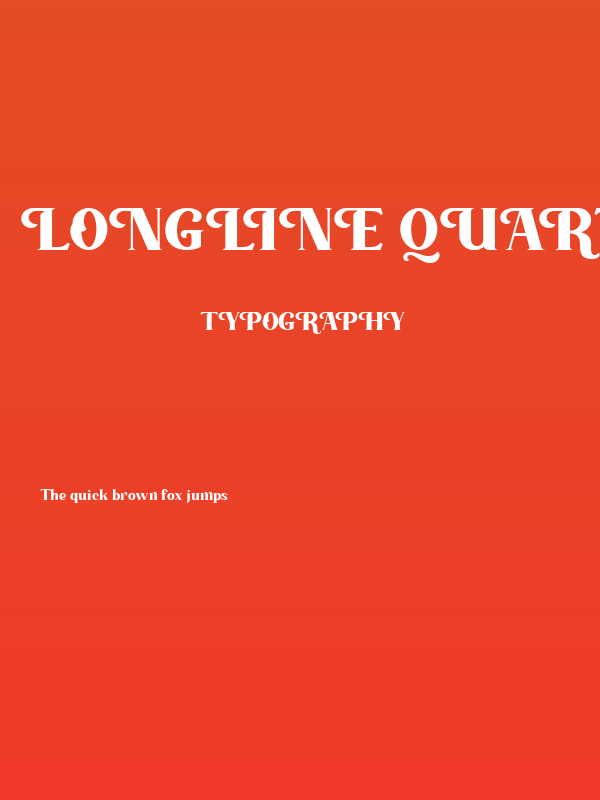 Longline Quart FREE Poster