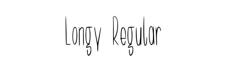 Longy Regular  नि: शुल्क फ़ॉन्ट्स डाउनलोड