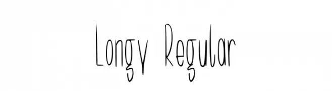 Longy Regular  Frei Schriftart Herunterladen