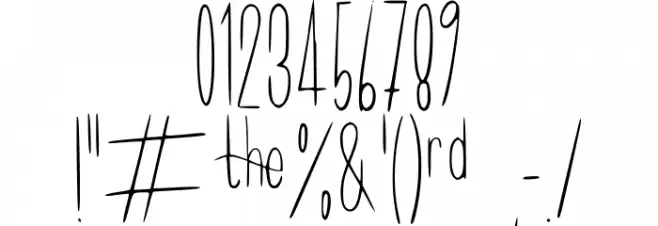Longy Regular Font Alte caractere