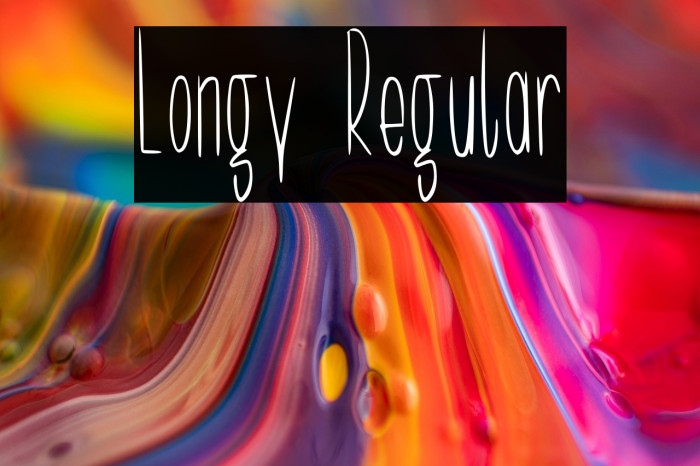 Longy Regular Example 1