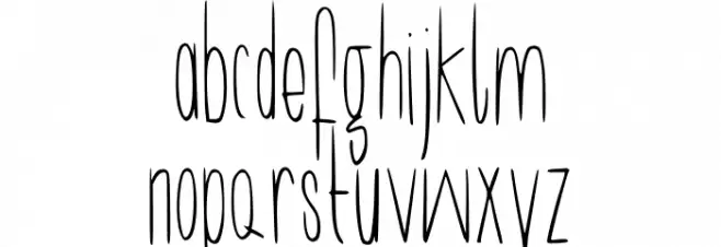 Longy Regular Font Litere mici