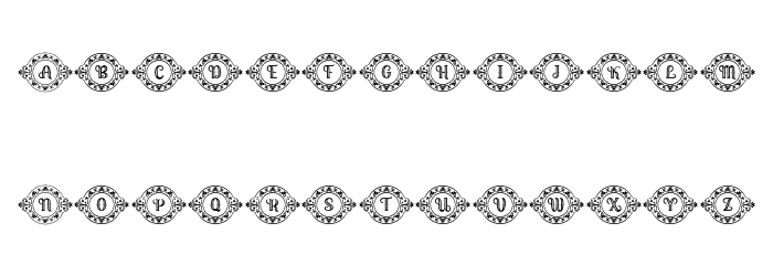 Lonnie Carved Font LOWERCASE