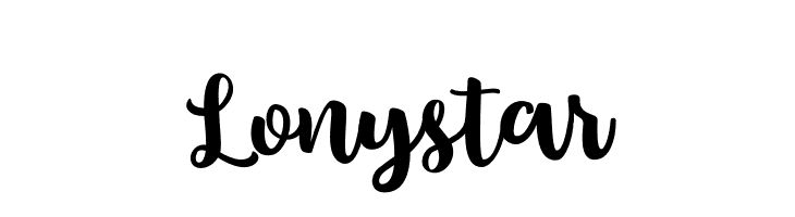 Lonystar  नि: शुल्क फ़ॉन्ट्स डाउनलोड
