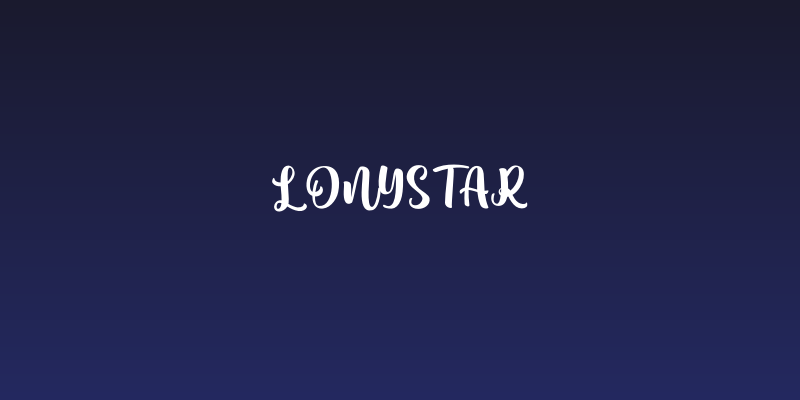 Lonystar Social Header