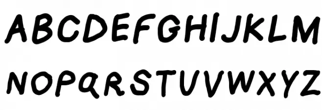 Loogie Hawk Oblique Schriftart Groß