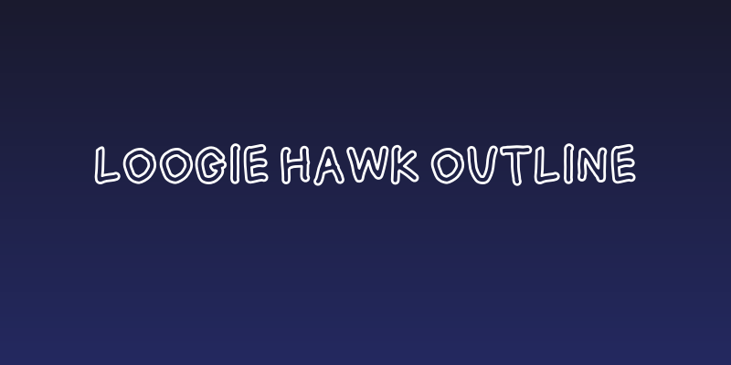 Loogie Hawk Outline Social Header
