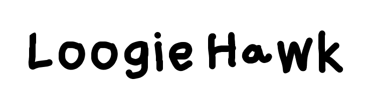 Loogie Hawk Font