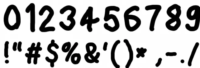 Loogie Hawk Font OTHER CHARS