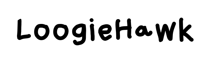 Loogie Hawk  Скачать бесплатные шрифты