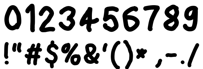 Loogie Hawk Font OTHER CHARS