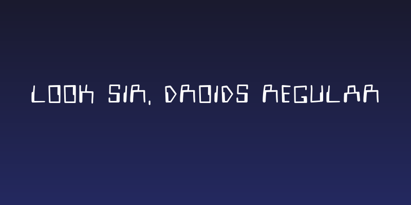 Look Sir, Droids Regular Social Header