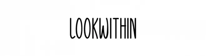 Look Within  Frei Schriftart Herunterladen