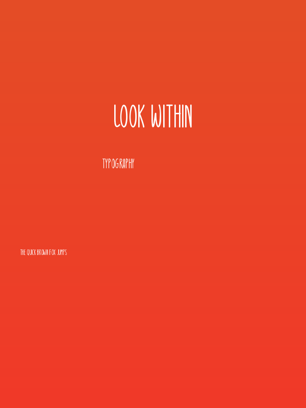 Look Within Poster