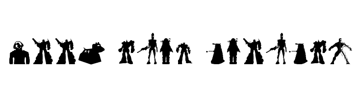 Look sir, droids! Font