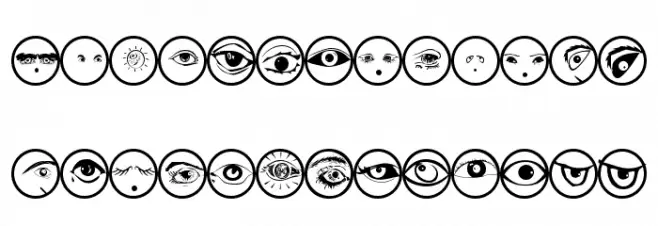 Look Schriftart Groß