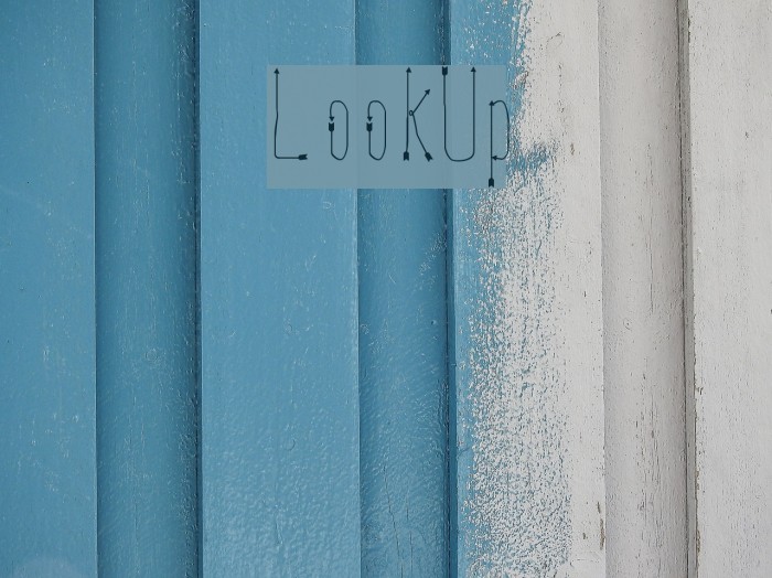 LookUp Font examples