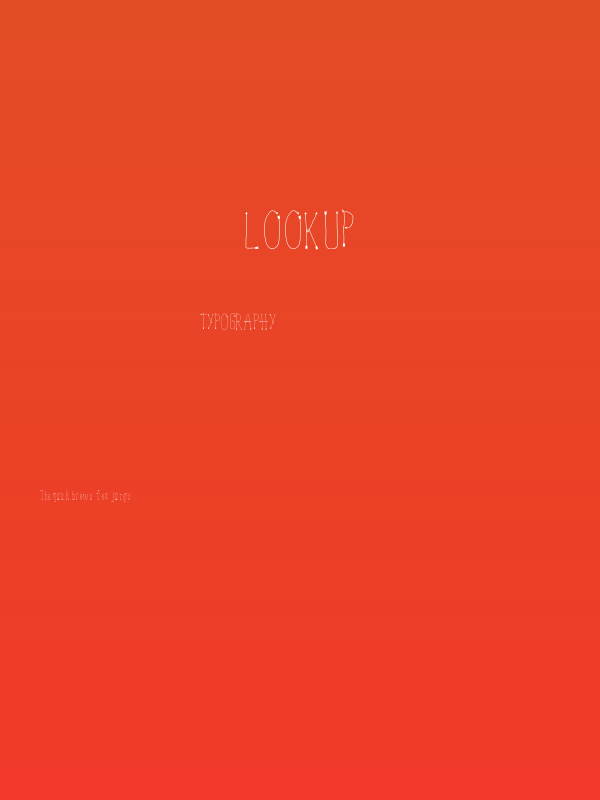 LookUp Poster