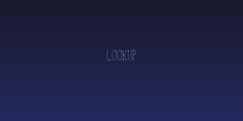 LookUp Social Header