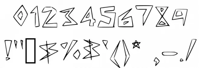 Lookin' Like Diamonds Regular Font OTHER CHARS