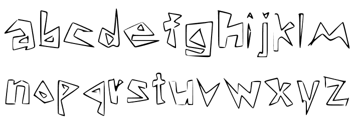 Lookin' Like Diamonds Regular Font LOWERCASE