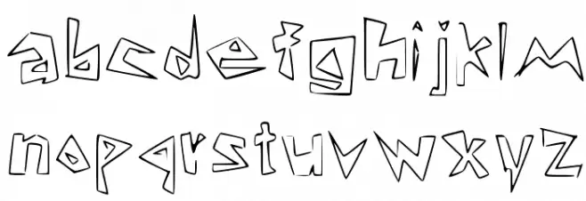 Lookin' Like Diamonds Regular 字体 小写