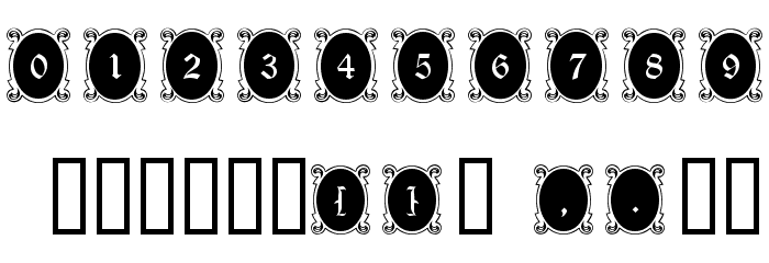 Looking Glass Font OTHER CHARS