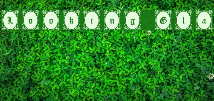 Looking Glass Font examples