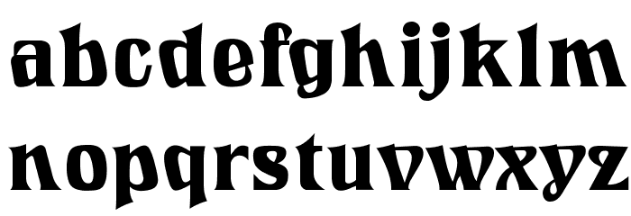 LookingGlassOpti Font LOWERCASE
