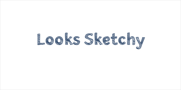 Looks Sketchy Logo