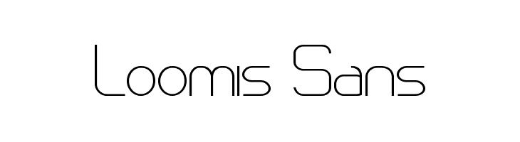 Loomis Sans  Frei Schriftart Herunterladen