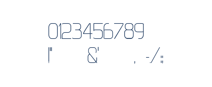 Loomis Sans Other Characters