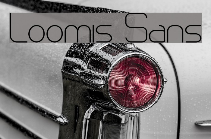 Loomis Sans Example 3