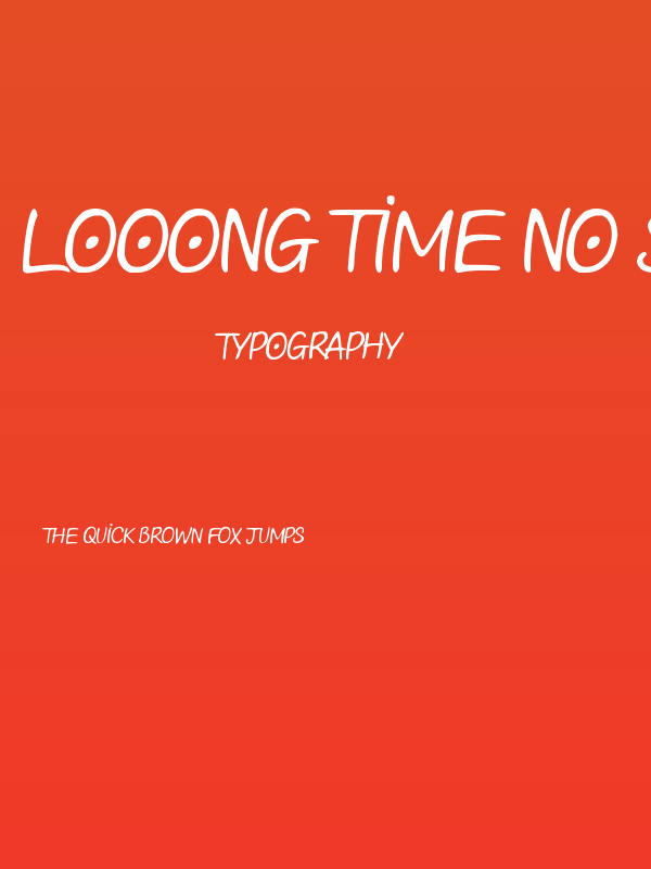 Looong time no see Sam Demo Poster
