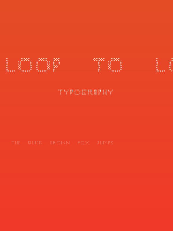 Loop to Loop Regular Poster