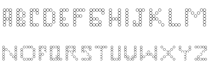 Loop to Loop Regular Font LOWERCASE