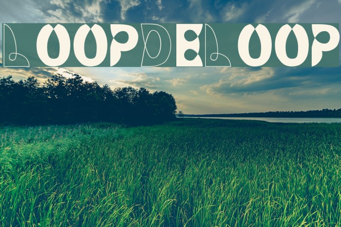 LoopDeLoop Font examples