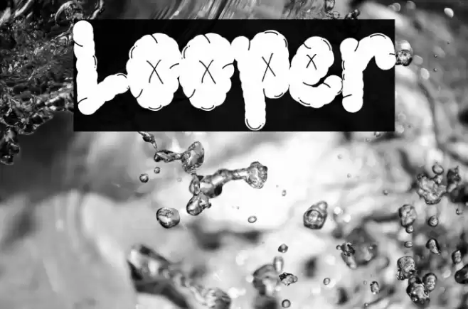 Looper Font examples
