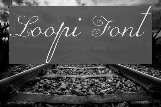 Loopi Schriftart examples