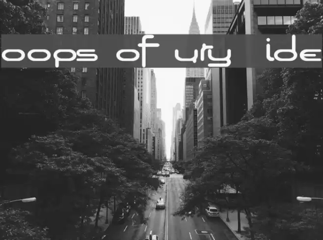 Loops of Fury Wide Schriftart examples
