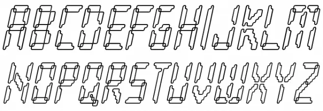Loopy Italic 字体 大写