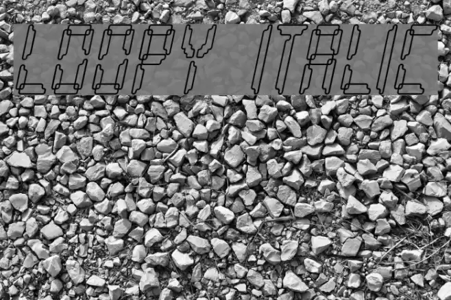 Loopy Italic Font examples