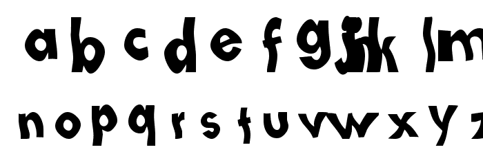 Loopy Letters Font LOWERCASE