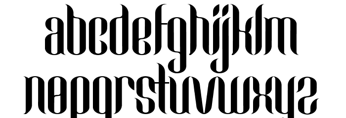 Looqie Font LOWERCASE