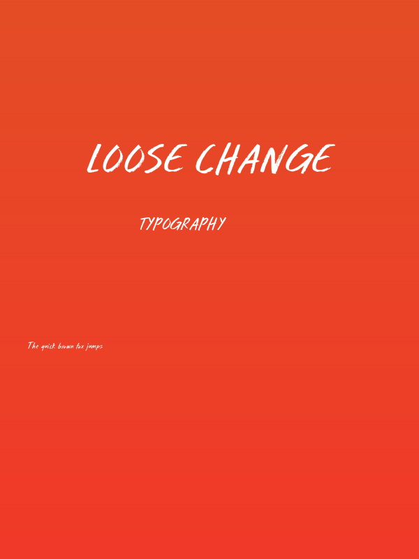 Loose Change Poster